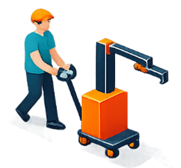 Safe and easy lifting arm movement solution